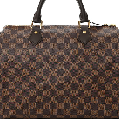 Louis Vuitton Damier Ebene Speedy 30 8 of 13