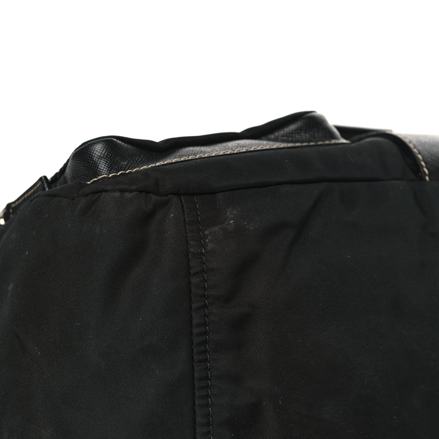Prada Nylon Saffiano Vela Messenger Bag Black 9 of 10