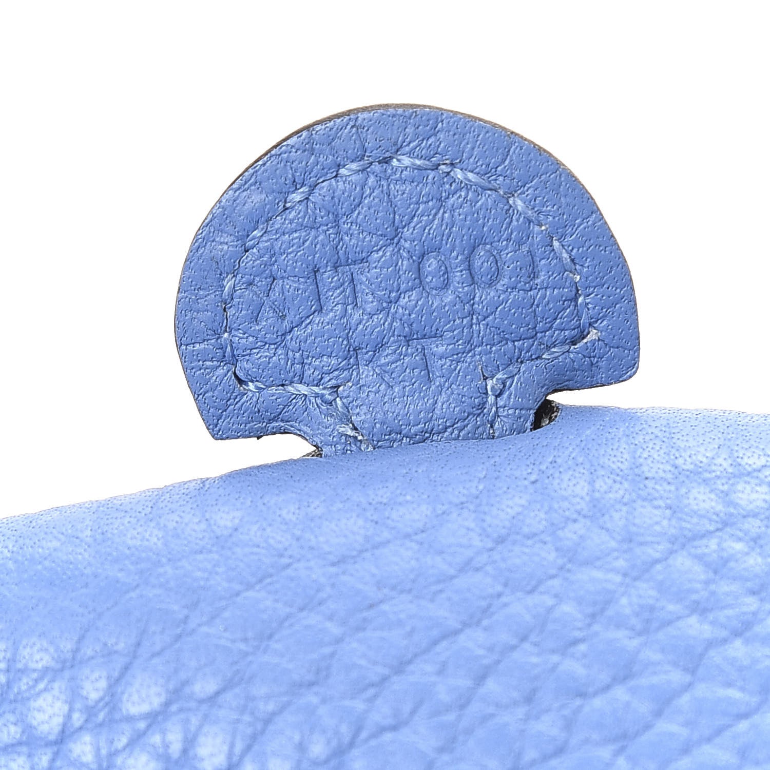 Hermes Taurillon Clemence Amazone Evelyne TPM Bleu Paradis Bleu Saphir 8 of 11