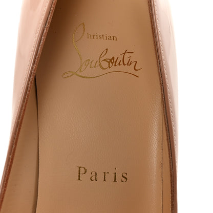 Christian Louboutin Patent Dolly 85 Pumps 35.5 Nude 8 of 9