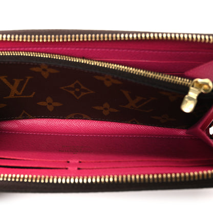 Louis Vuitton Monogram Clemence Wallet Fuchsia Fuchsia 5 of 7