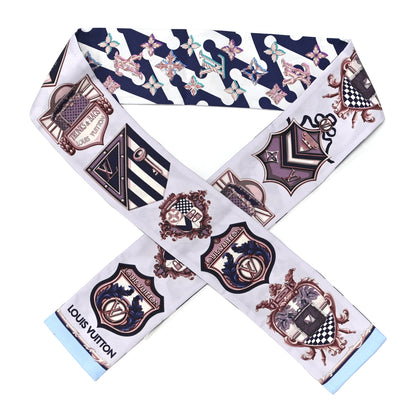 Louis Vuitton Silk Into Louis Bandeau Blue Grey 1 of 3