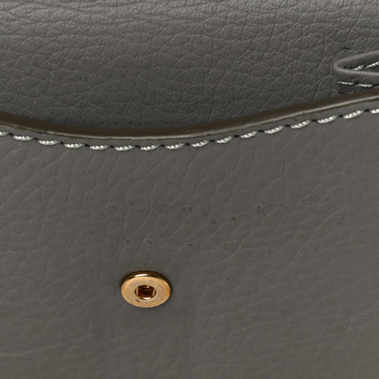 Chloe Grained Calfskin Marcie Square Wallet Cashmere Grey 11 of 15