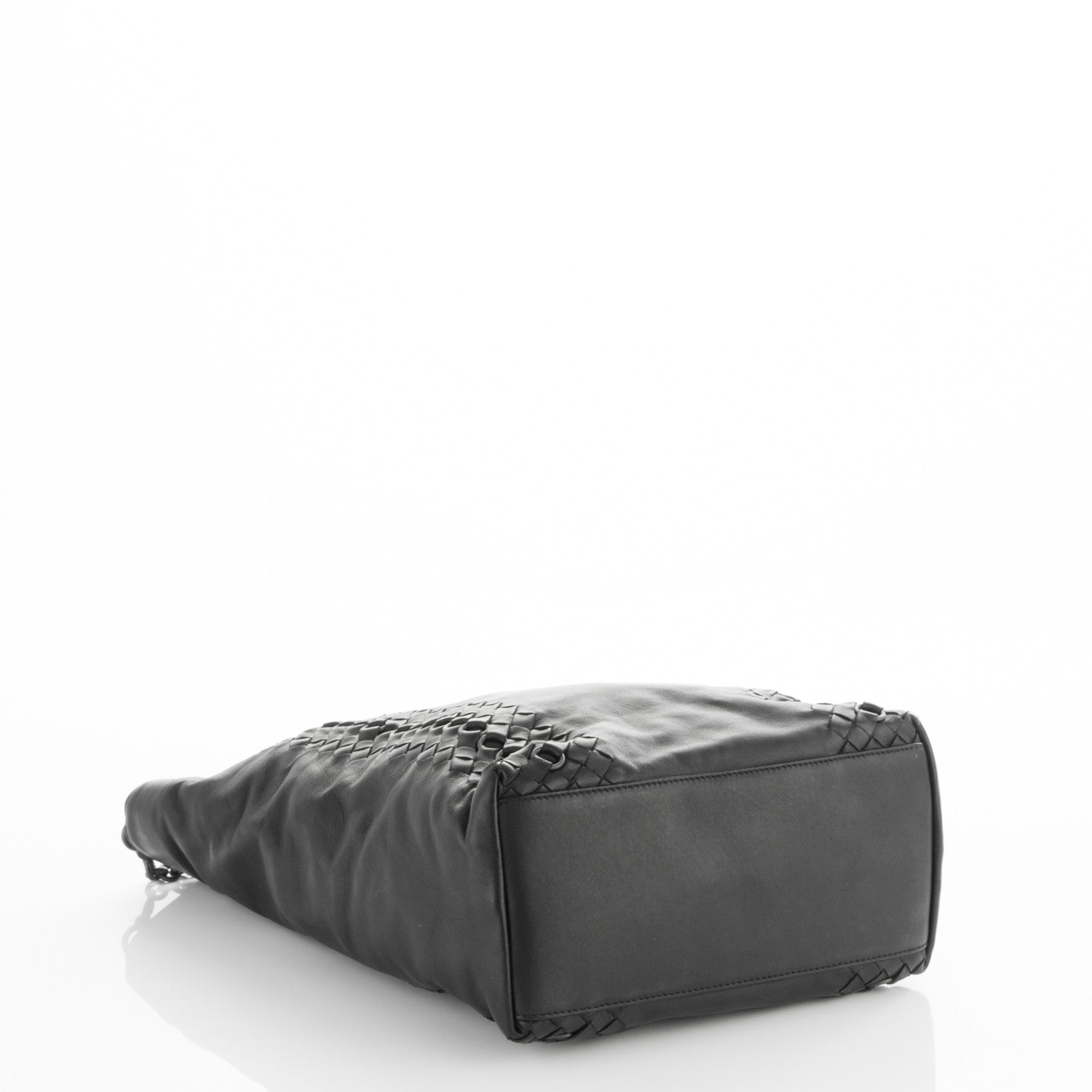 Bottega Veneta Nappa Intrecciato Grommet Tote Nero Black 4 of 6