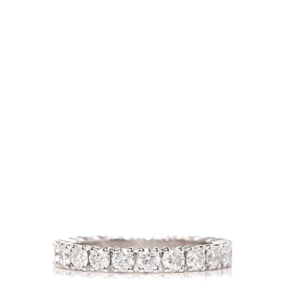 Cartier Platinum Diamond 1.32ct Destinee Wedding Band Ring 53 6.5 1 of 5