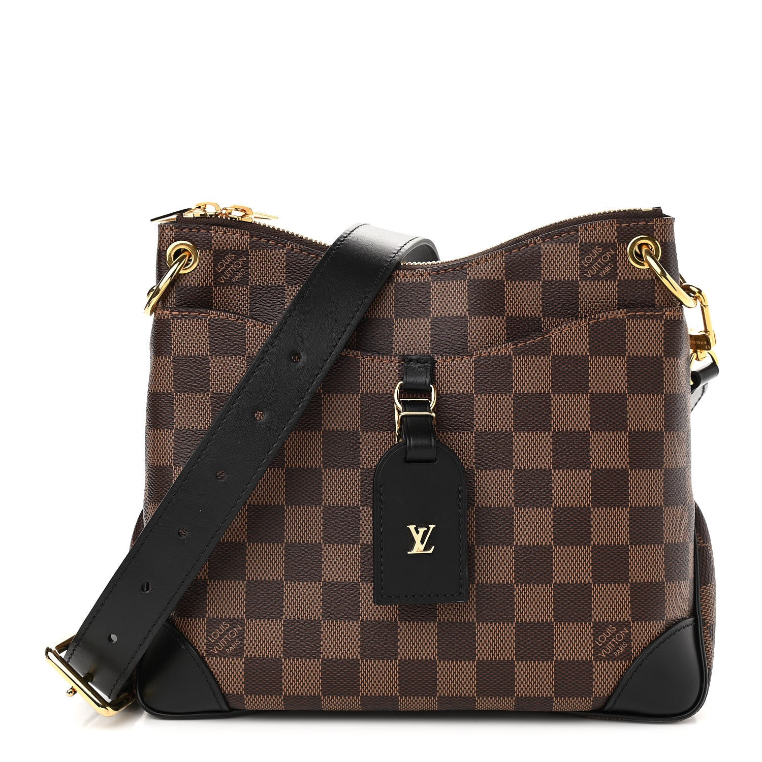 Louis Vuitton Damier Ebene Odeon PM Black 1 of 8