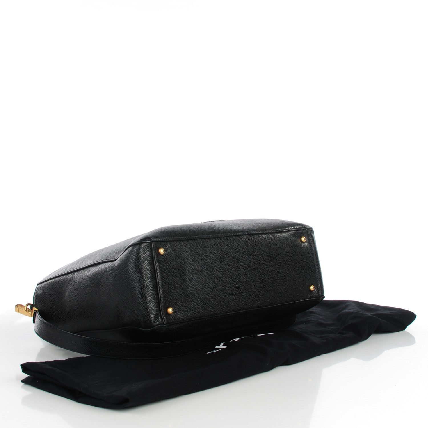 Chanel Caviar CC Timeless Tote Black 4 of 8