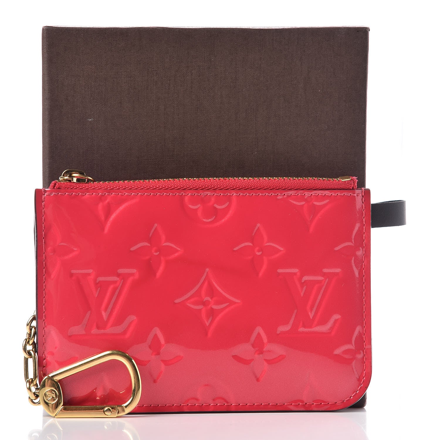 Louis Vuitton Vernis Key Pouch Hot Pink 10 of 10