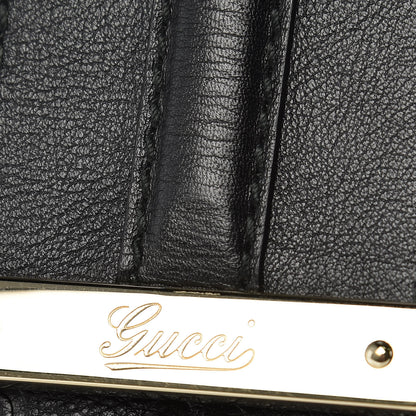 Gucci Guccissima Medium New Ladies Web Hobo Black 10 of 10