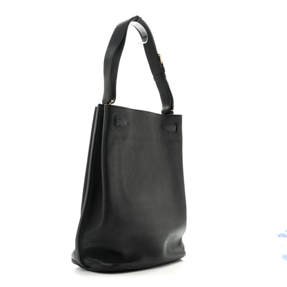 Hermes Taurillon Clemence So Kelly 26 Black 3 of 14