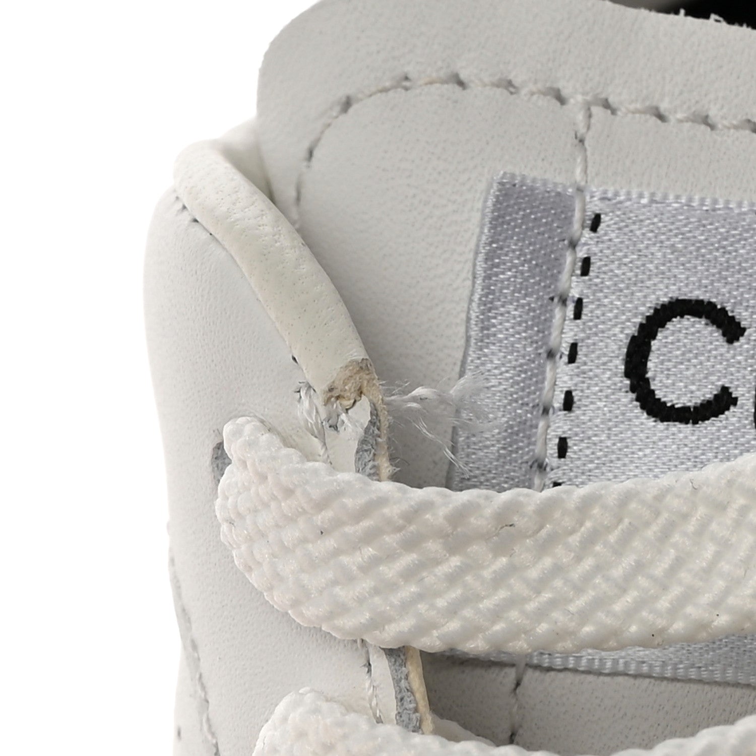 Chanel Calfskin CC Womens Sneakers 38.5 White 11 of 11