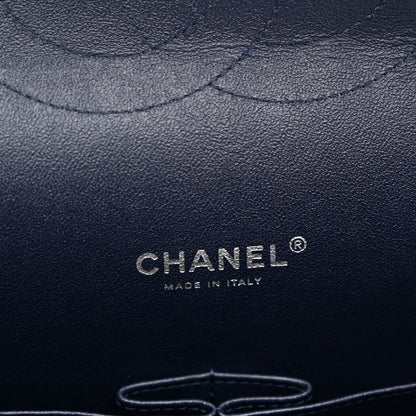 Chanel Lambskin Quilted Maxi Double Flap Dark Blue 6 of 10