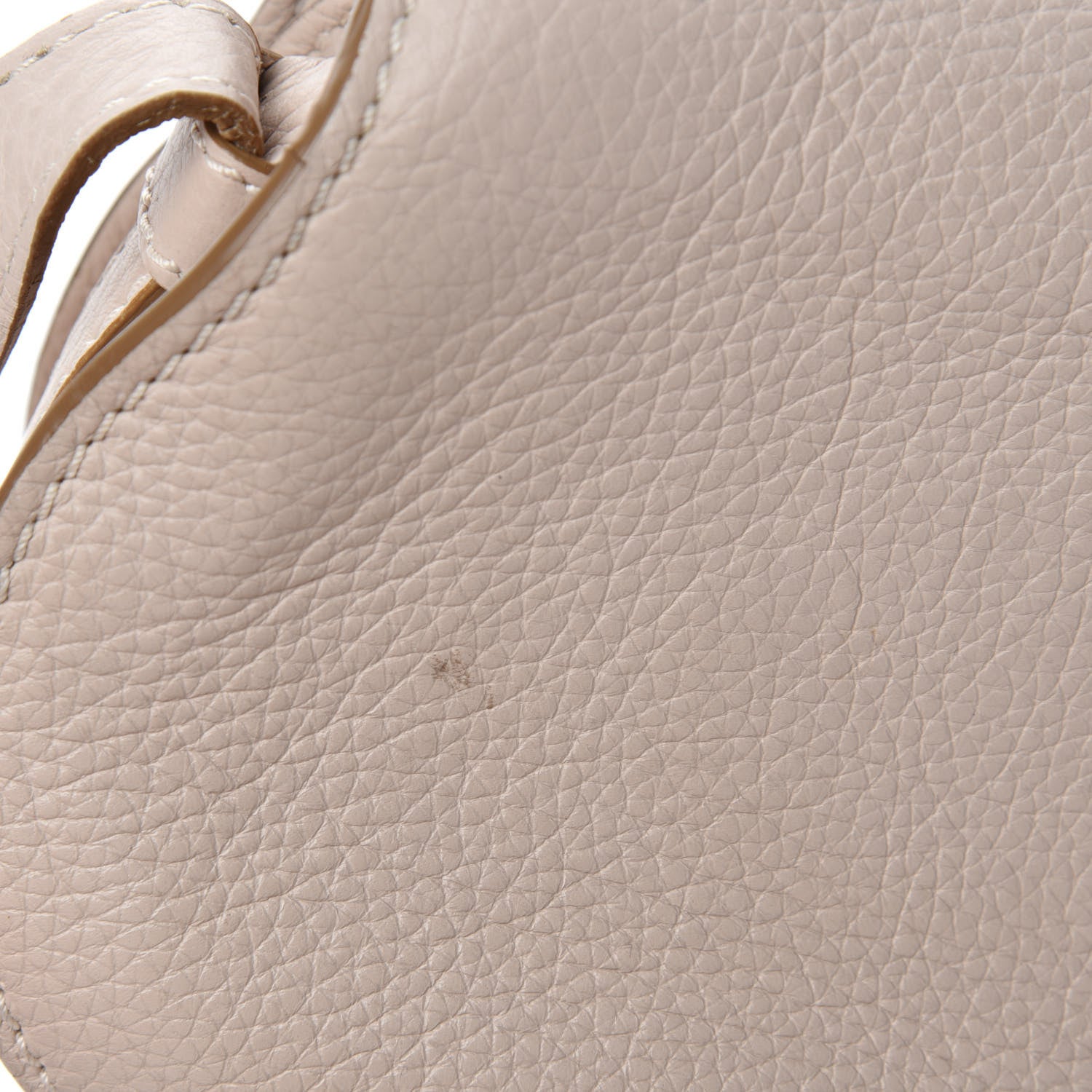 Chloe Calfskin Mini Marcie Round Crossbody Bag Abstract White 8 of 11
