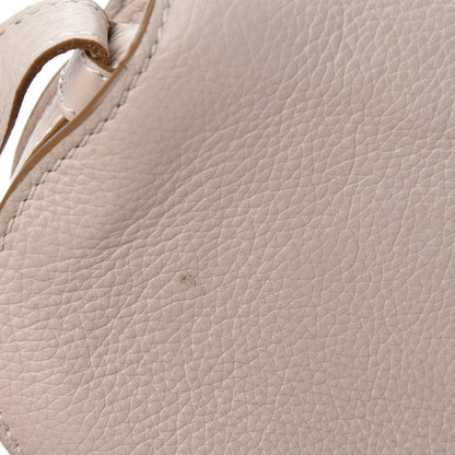 Chloe Calfskin Mini Marcie Round Crossbody Bag Abstract White 8 of 11