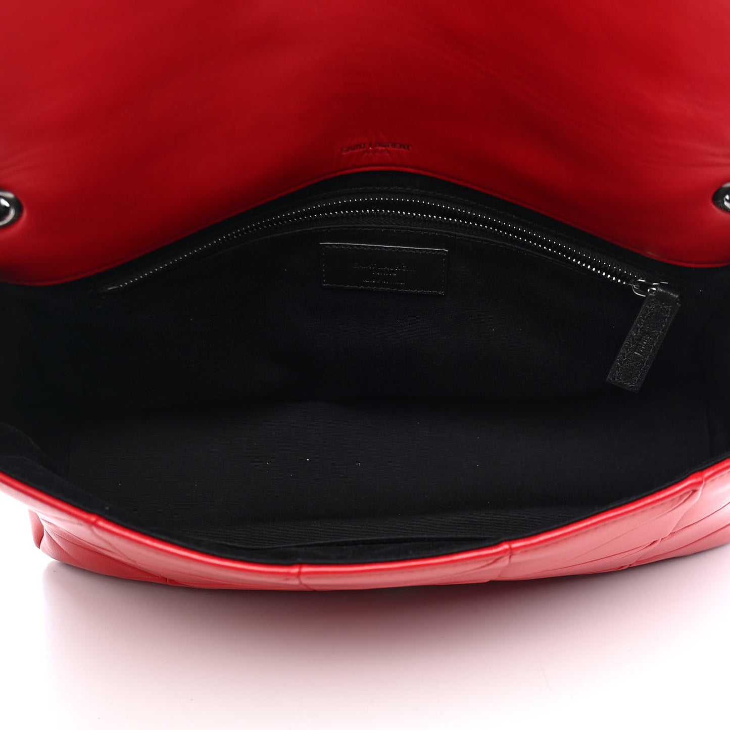 Lambskin Patchwork Monogram Large Jamie Red