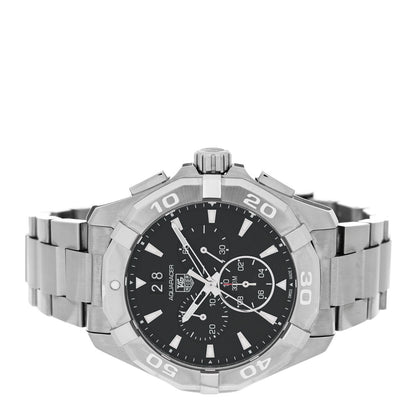 Tag Heuer Stainless Steel 43mm Aquaracer 300M Chronograph Quartz Watch Black CAY111A Black 2 of 5