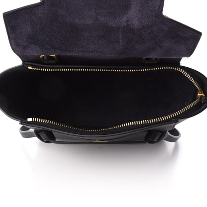 Celine Grained Calfskin Nano Belt Bag Black 6 of 10