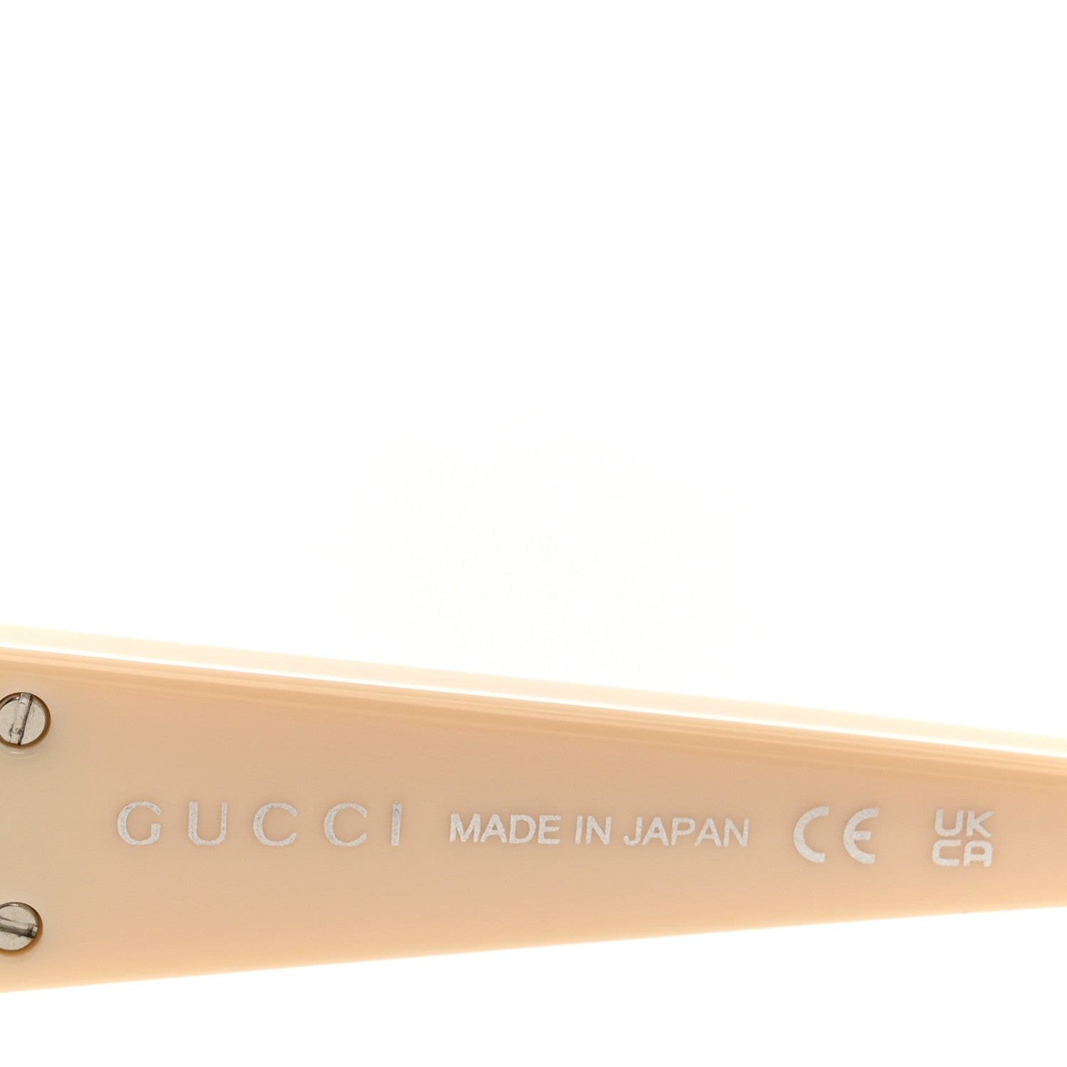 Gucci Acetate Oval Sunglasses GG1660S Ivory 6 of 9
