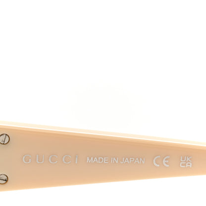Gucci Acetate Oval Sunglasses GG1660S Ivory 6 of 9