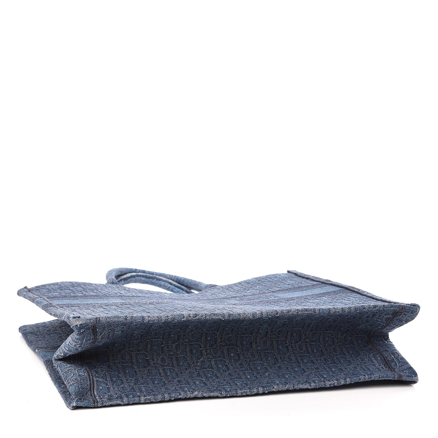 Oblique Denim Book Tote Denim Blue