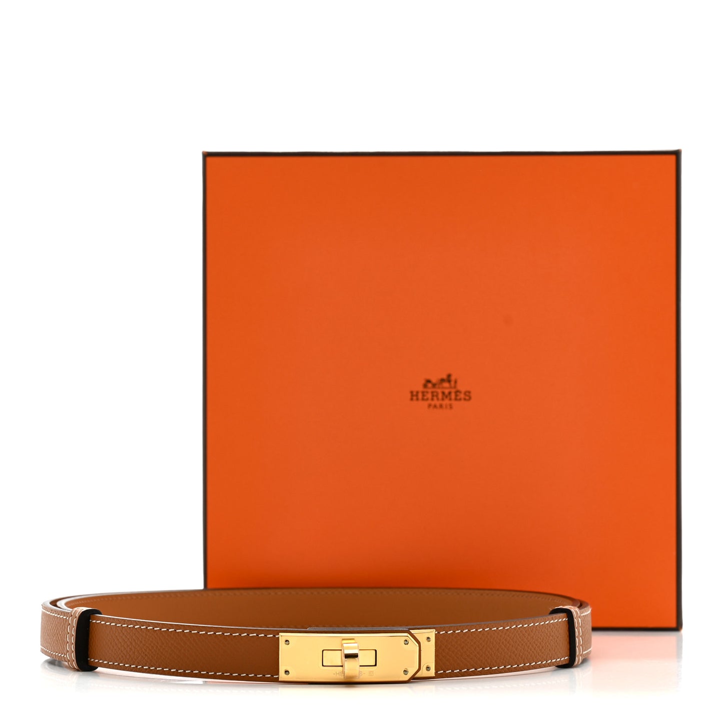 Epsom Kelly Belt Gold