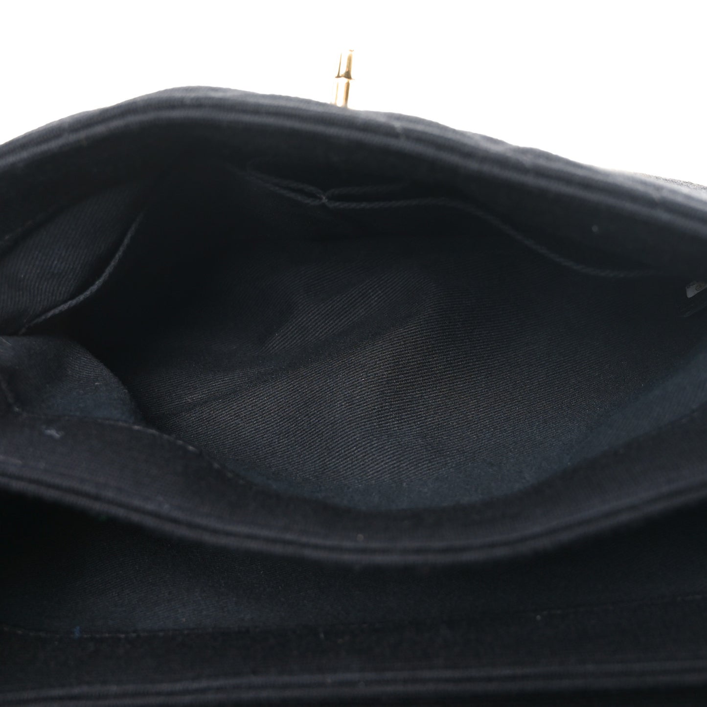 Jersey Chevron Quilted Small Trendy CC Dual Handle Flap Bag Black