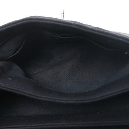 Chanel Jersey Chevron Quilted Small Trendy CC Dual Handle Flap Bag Black 5 of 10