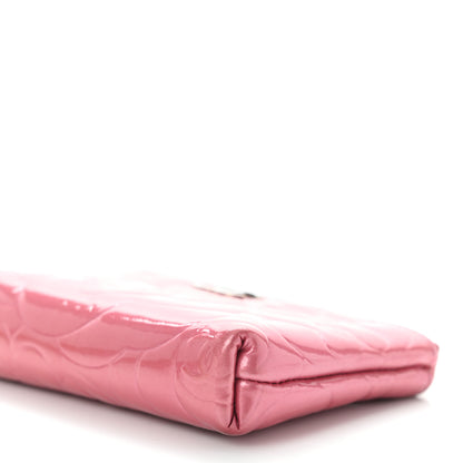 Chanel Patent Camellia Embossed Key Holder Case Rose 10 of 10
