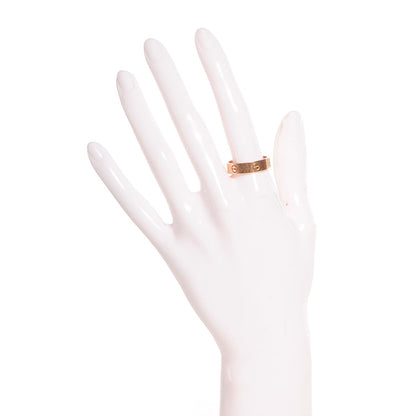 Cartier 18k Pink Gold 5.5 mm Love Ring Size 61 9.5 3 of 4