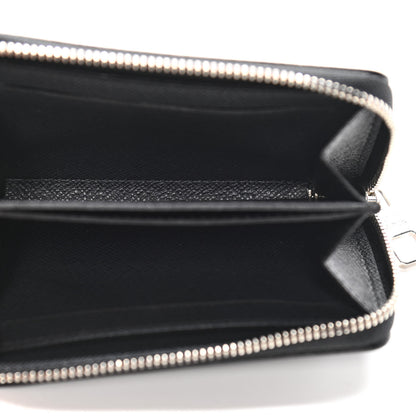 Louis Vuitton Taiga Zippy Coin Purse Vertical Black 5 of 11