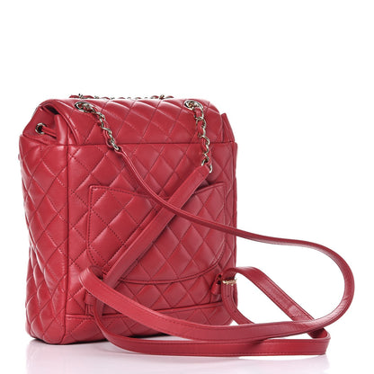 Chanel Lambskin Quilted Small Urban Spirit Backpack Dark Pink 3 of 8