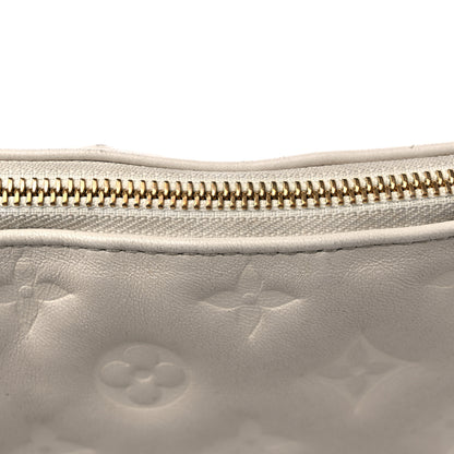 Louis Vuitton Lambskin Embossed Monogram Coussin PM Beige Cream 13 of 13