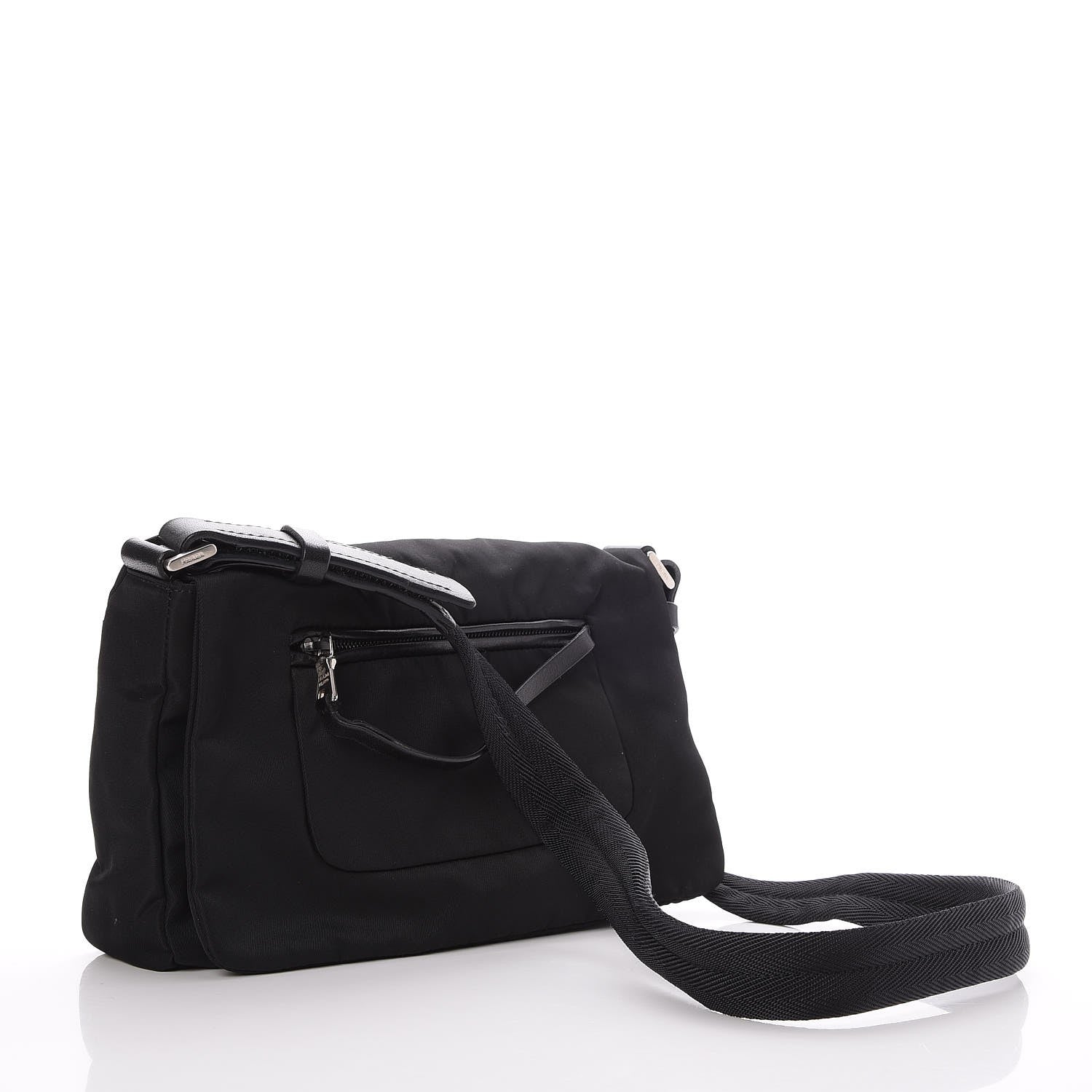 Prada Tessuto Nylon Shoulder Bag Nero Black 3 of 9
