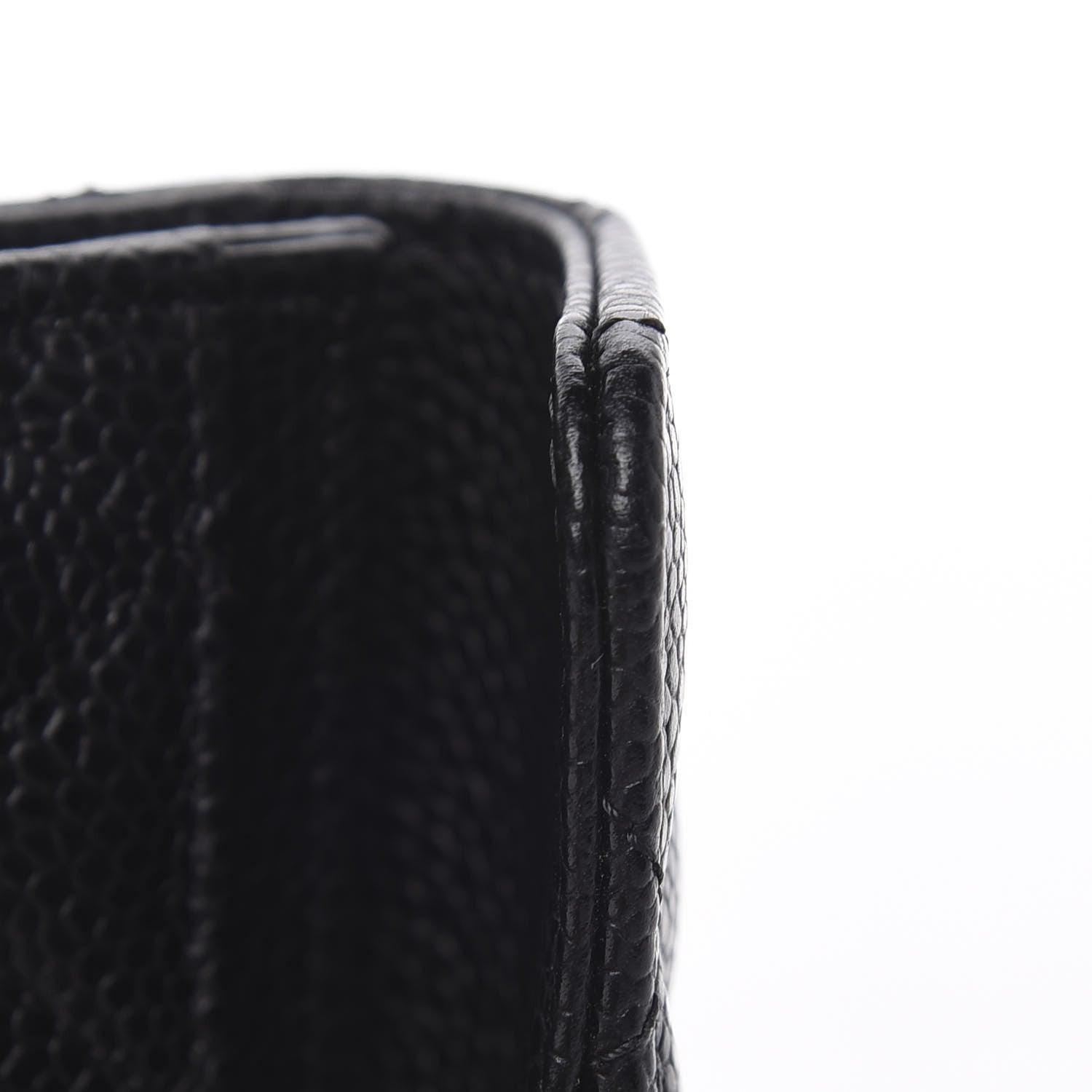 Chanel Caviar Quilted Flap Card Holder Black 10 of 11