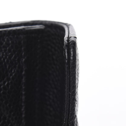 Chanel Caviar Quilted Flap Card Holder Black 10 of 11