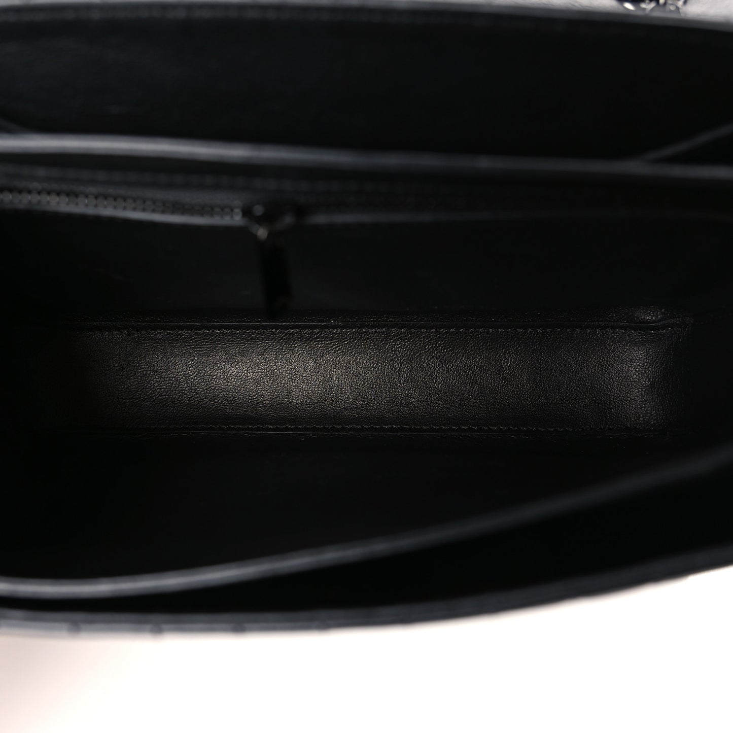 Calfskin Quilted Medium C Bag Black