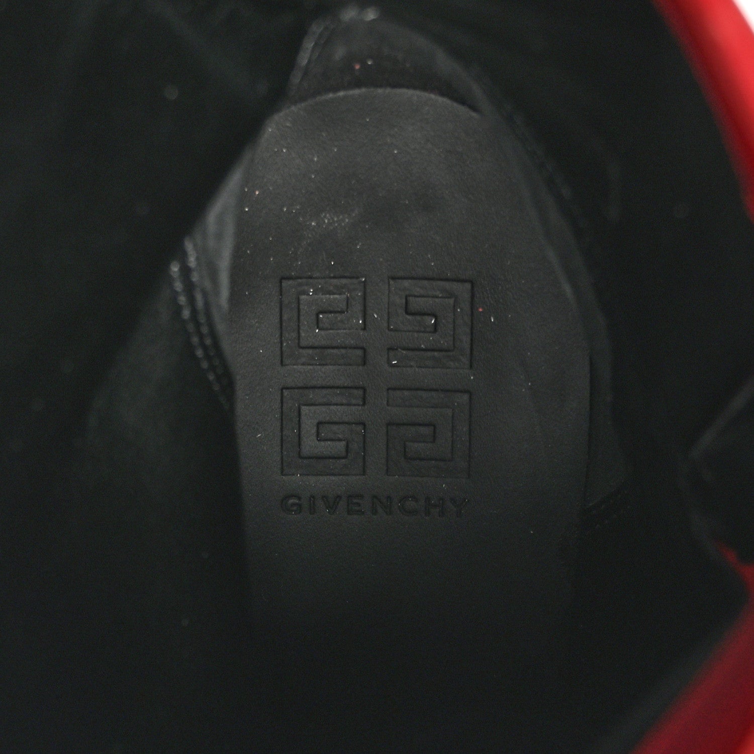 Givenchy Calfskin Shark Lock Ankle Boots 42 Red 7 of 7