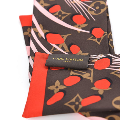 Louis Vuitton Silk Monogram Jungle Dots Bandeau Sugar Pink Poppy 3 of 4