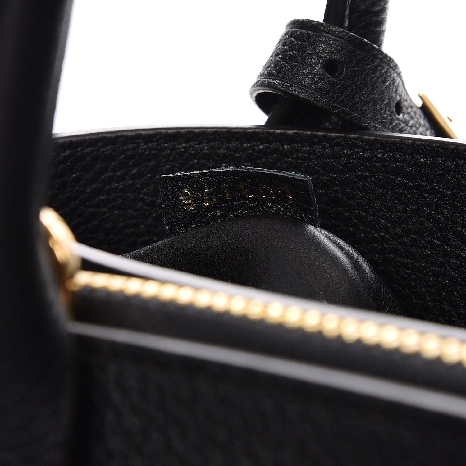 Louis Vuitton Taurillon City Steamer PM Black 8 of 9