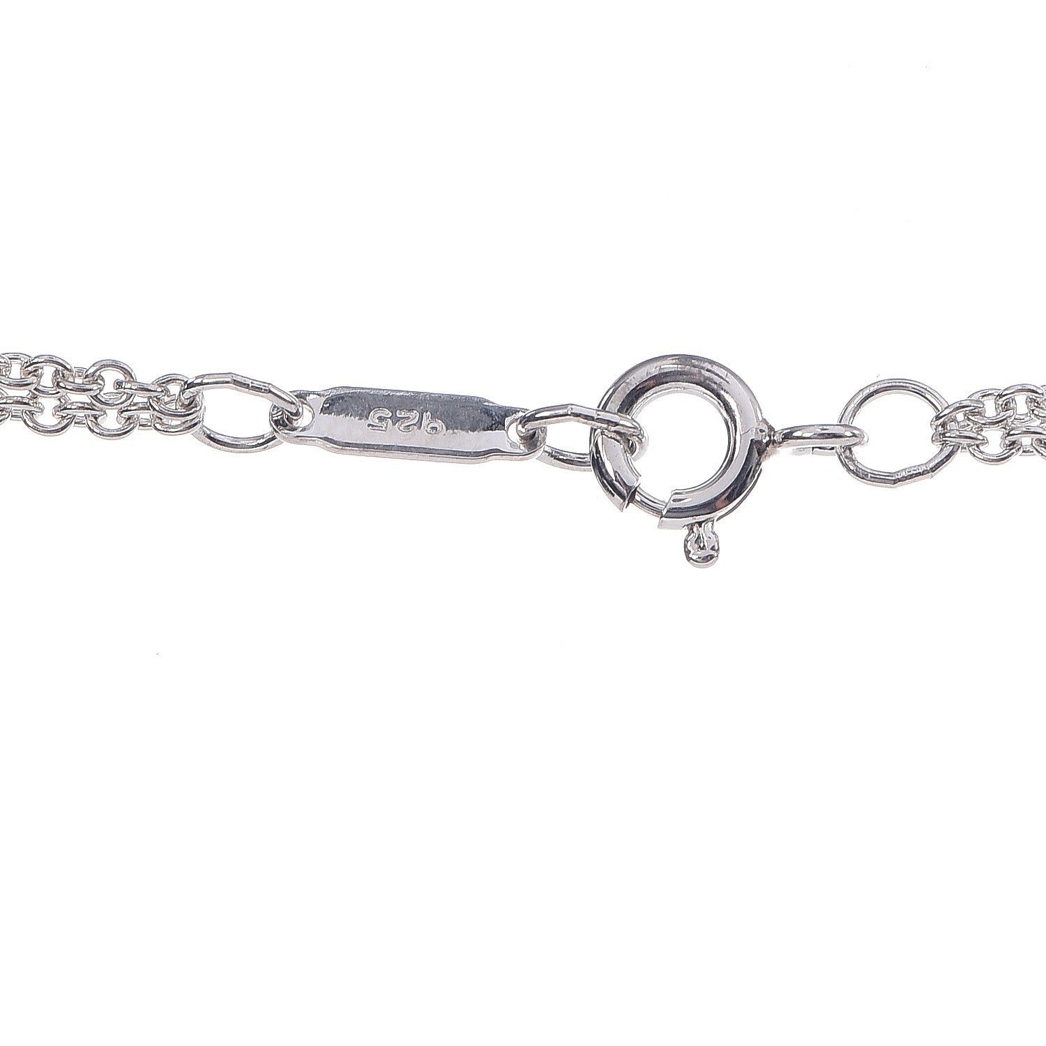 Tiffany Sterling Silver Figure 8 Pendant Necklace 4 of 5