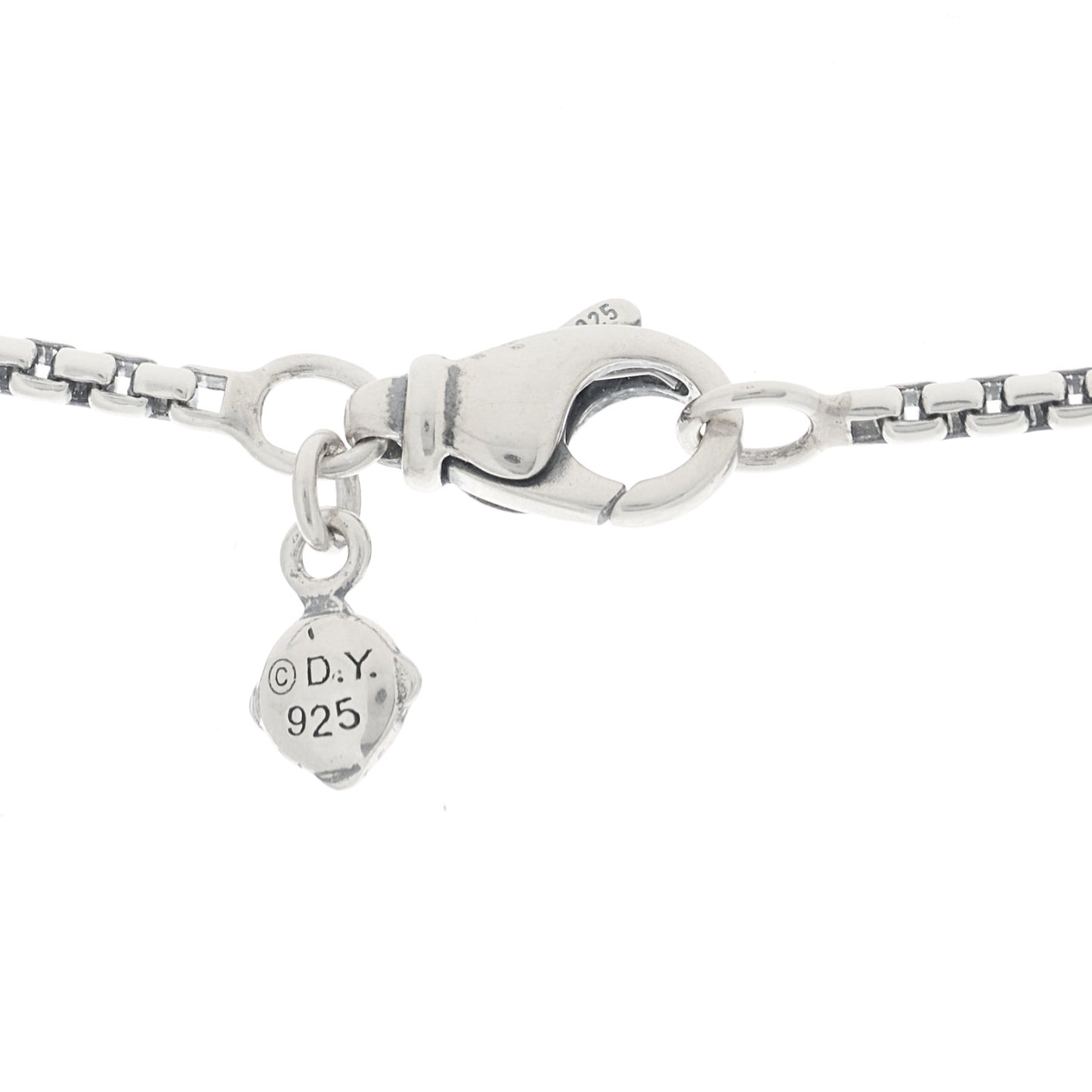 Sterling Silver Diamond Belmont Curb Link Pendant Necklace