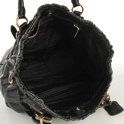 Prada Soft Calf Hobo Nero Black 7 of 8