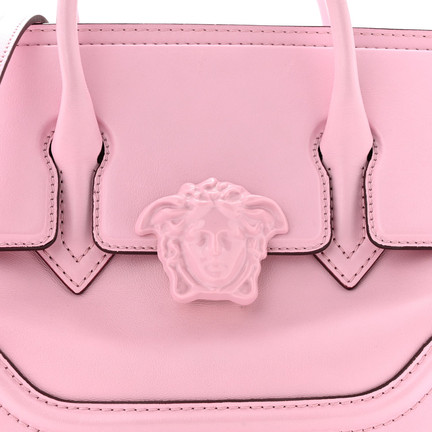 Versace Calfskin Medium Palazzo Empire Bag Pink 7 of 13