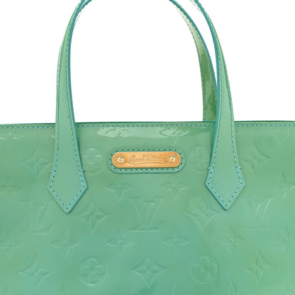 Louis Vuitton Vernis Wilshire PM Blue Lagon 7 of 12