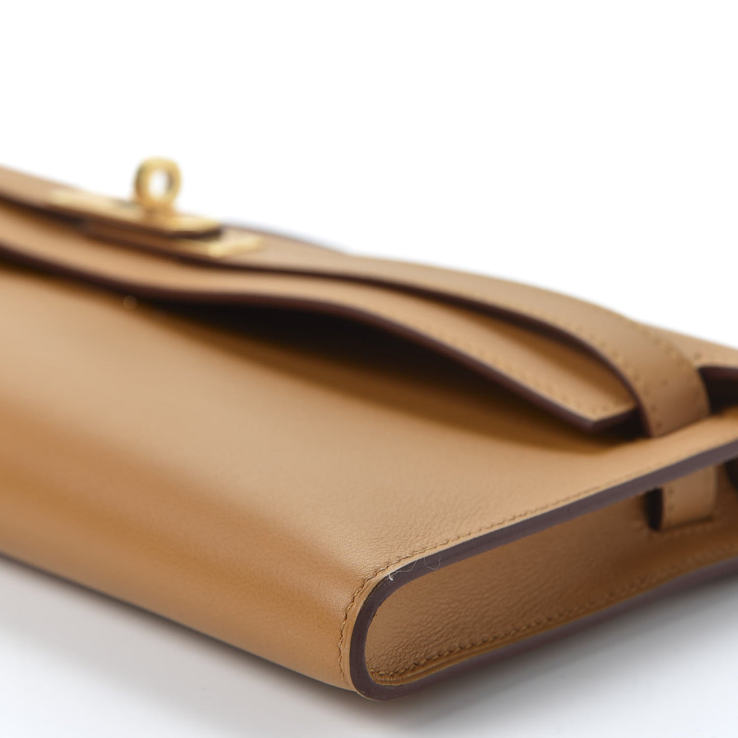 Swift Kelly Cut Clutch Pochette Sesame