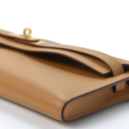 Hermes Swift Kelly Cut Clutch Pochette Sesame 6 of 10