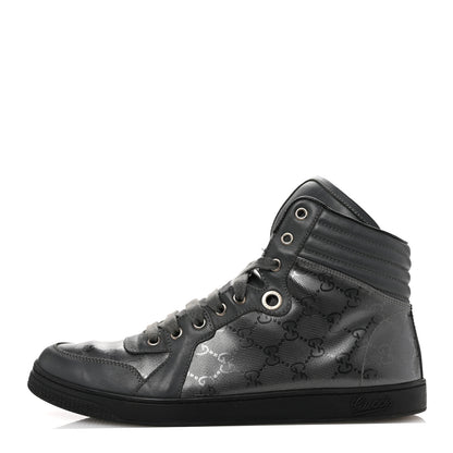 Gucci Imprime Monogram Mens Coda High Top Sneakers 8 Grey 1 of 11