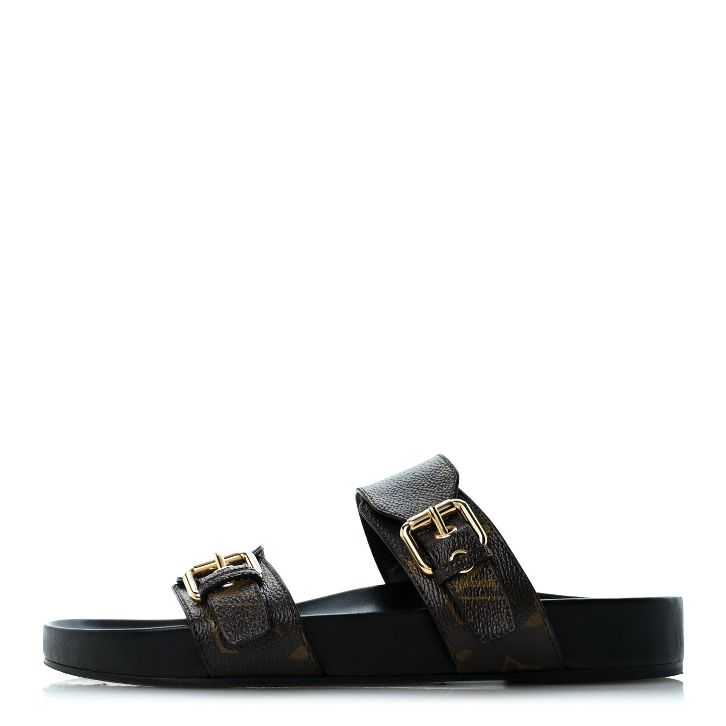 Monogram Bom Dia Mule Sandals 40 Black