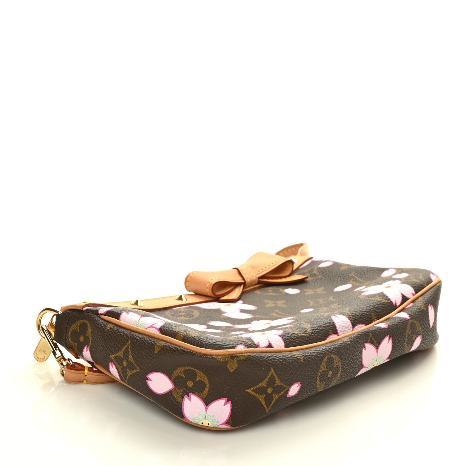 Louis Vuitton Monogram Cherry Blossom Pochette Accessories Brown 4 of 7