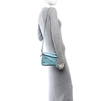 Loewe Calfskin Mini Puzzle Bag Light Blue 2 of 10